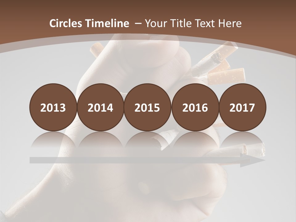 Health Portrait Smoke PowerPoint Template