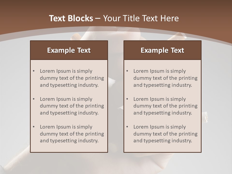 Health Portrait Smoke PowerPoint Template
