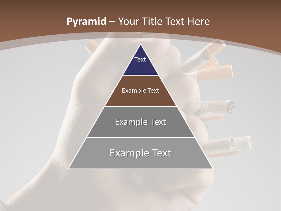Health Portrait Smoke PowerPoint Template