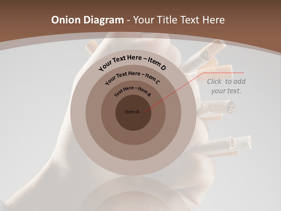 Health Portrait Smoke PowerPoint Template