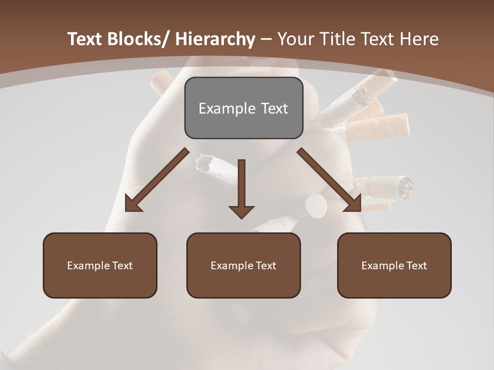 Health Portrait Smoke PowerPoint Template