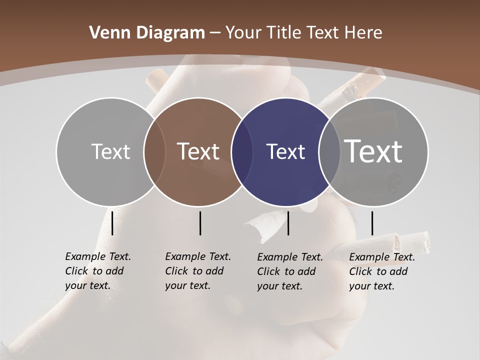 Health Portrait Smoke PowerPoint Template