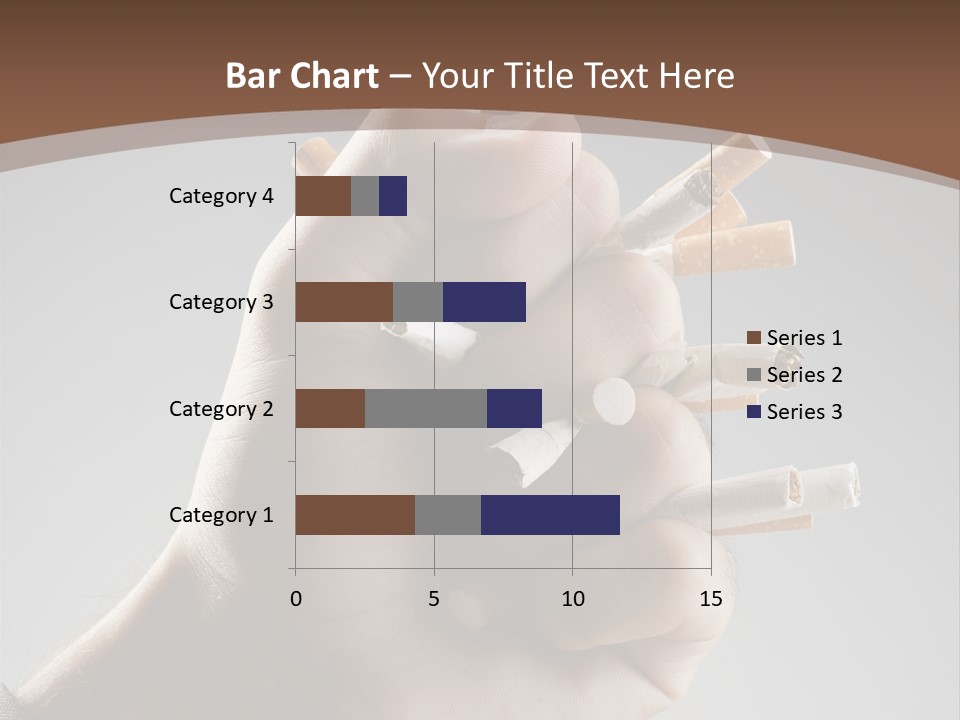 Health Portrait Smoke PowerPoint Template