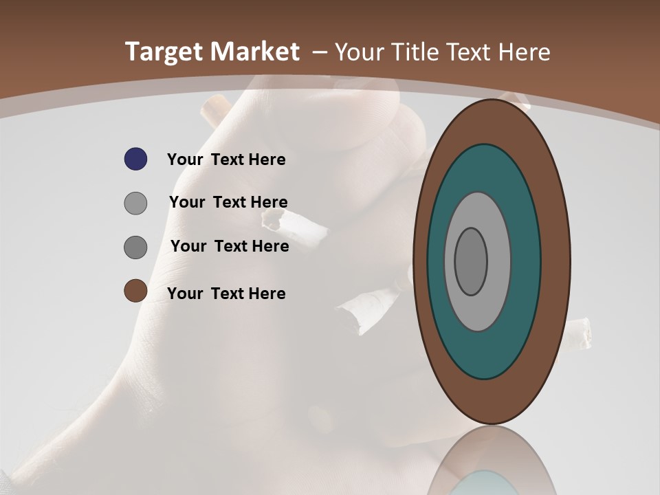 Health Portrait Smoke PowerPoint Template