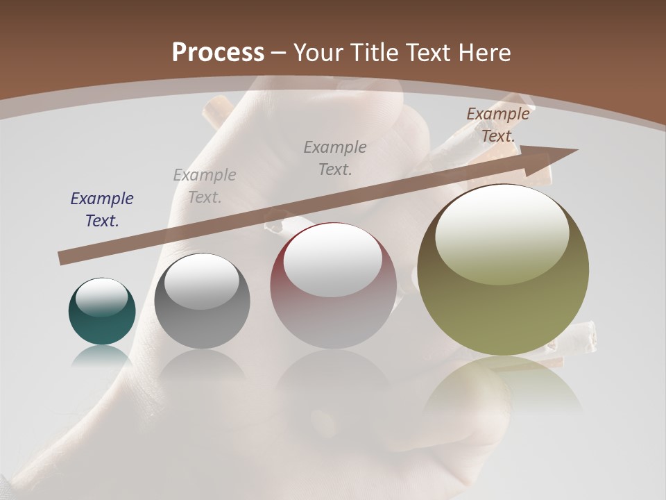 Health Portrait Smoke PowerPoint Template