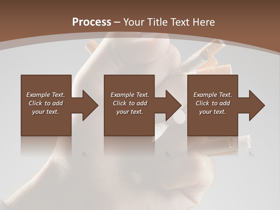 Health Portrait Smoke PowerPoint Template