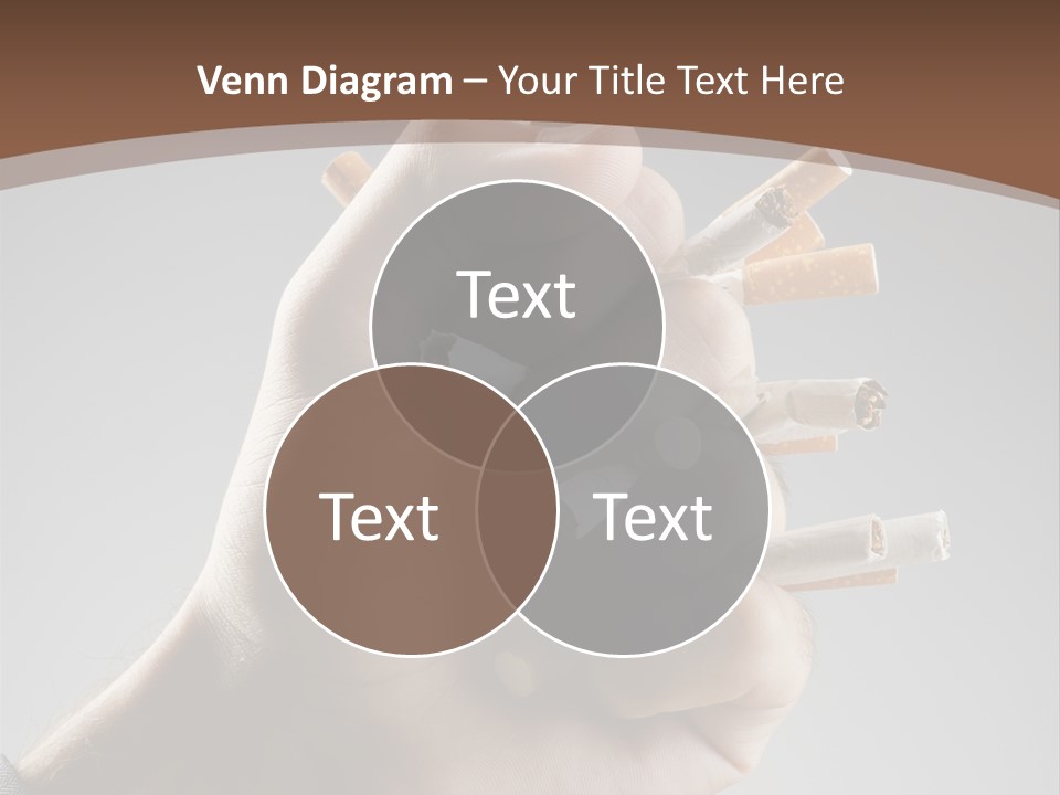 Health Portrait Smoke PowerPoint Template