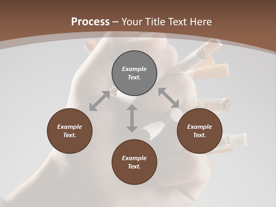 Health Portrait Smoke PowerPoint Template