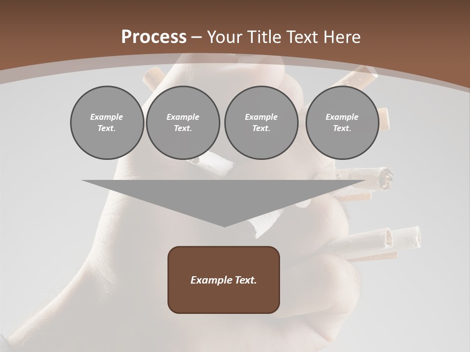 Health Portrait Smoke PowerPoint Template