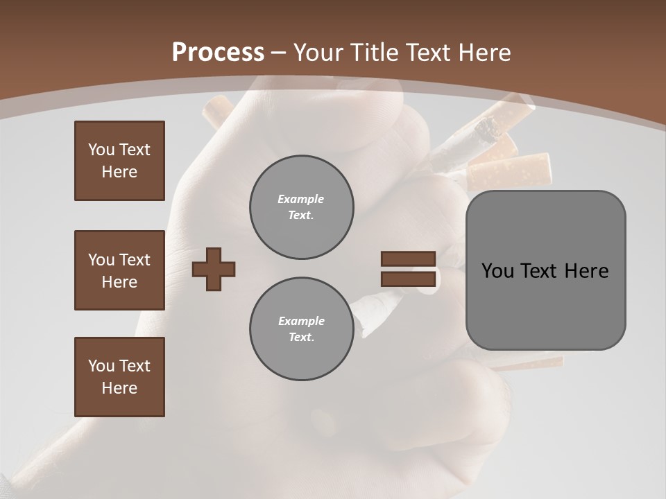 Health Portrait Smoke PowerPoint Template
