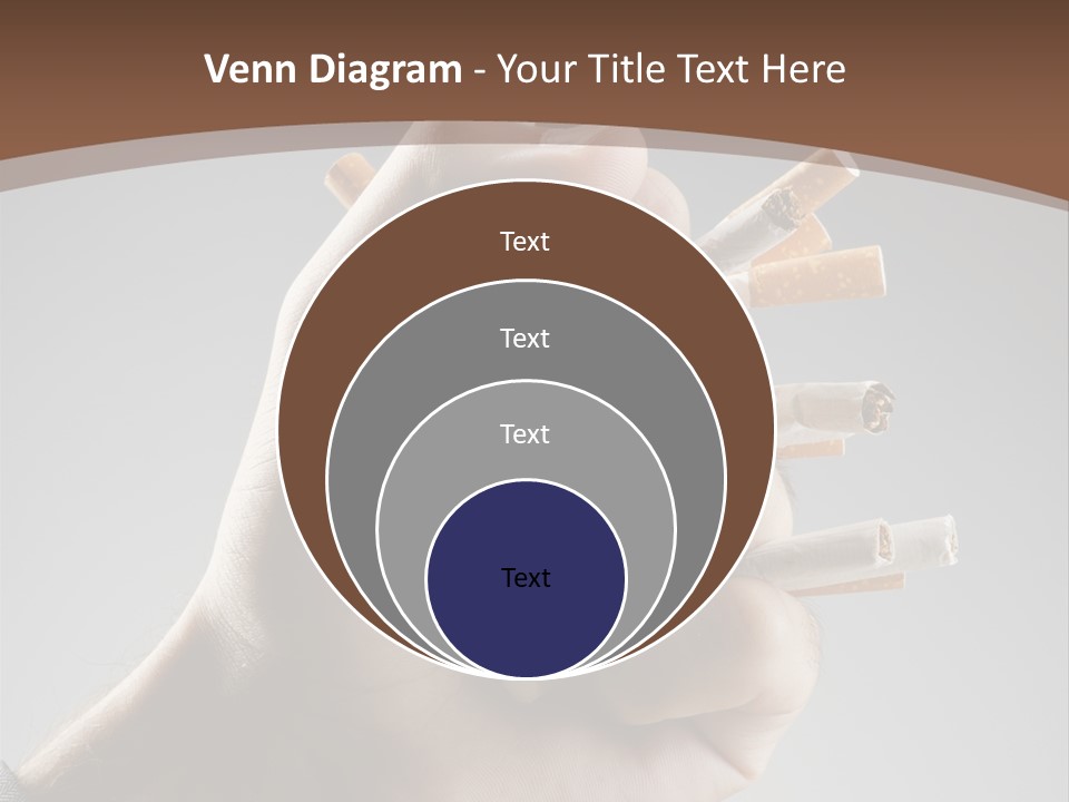 Health Portrait Smoke PowerPoint Template
