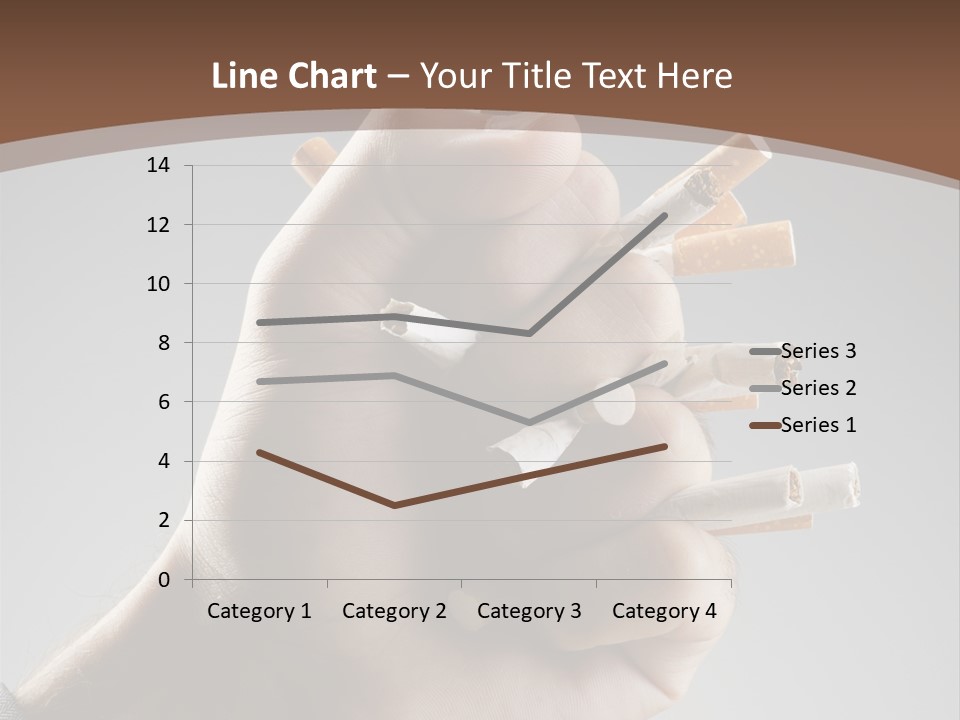 Health Portrait Smoke PowerPoint Template