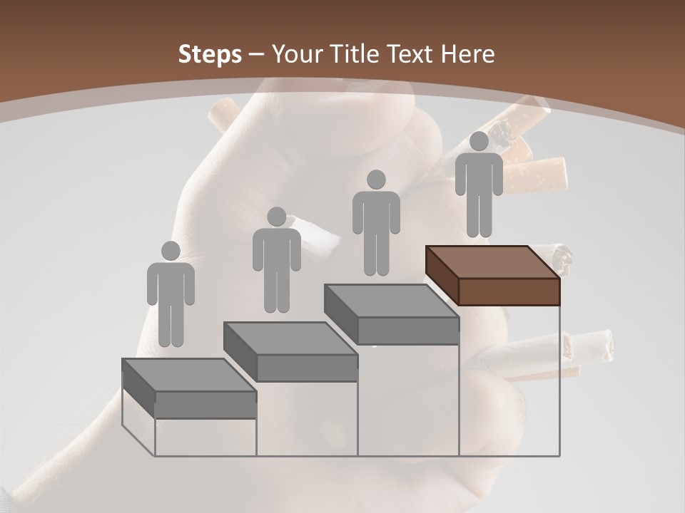 Health Portrait Smoke PowerPoint Template