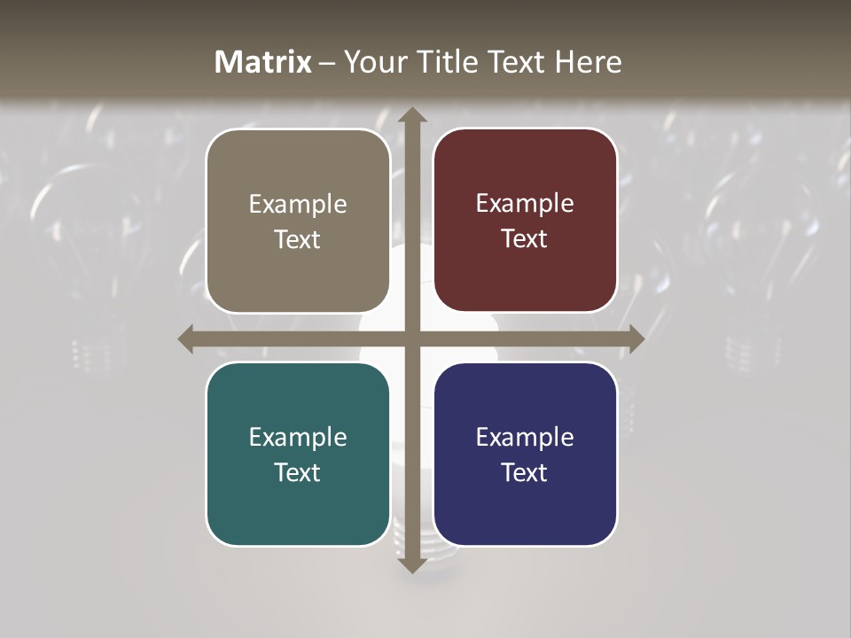 Fluorescent Tungsten Bulb PowerPoint Template