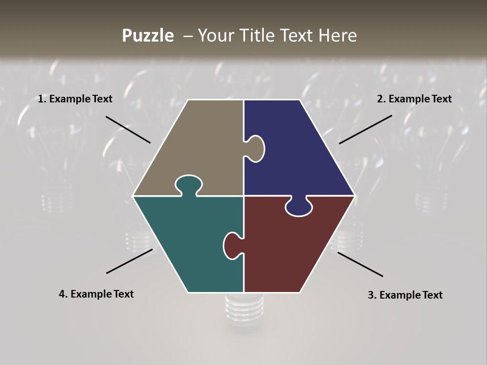 Fluorescent Tungsten Bulb PowerPoint Template