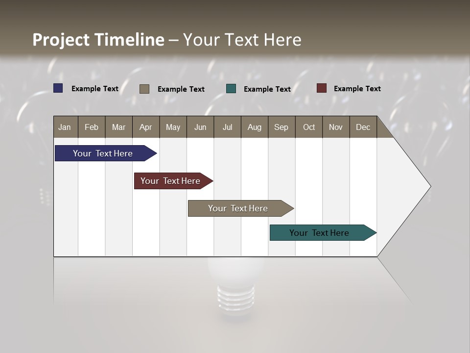 Fluorescent Tungsten Bulb PowerPoint Template
