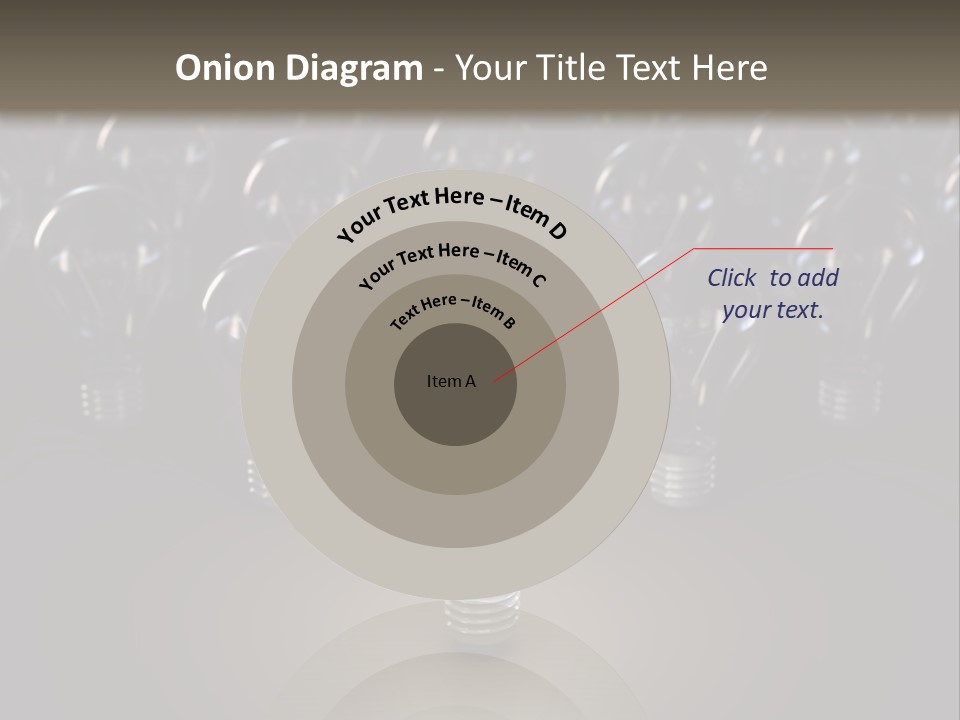 Fluorescent Tungsten Bulb PowerPoint Template