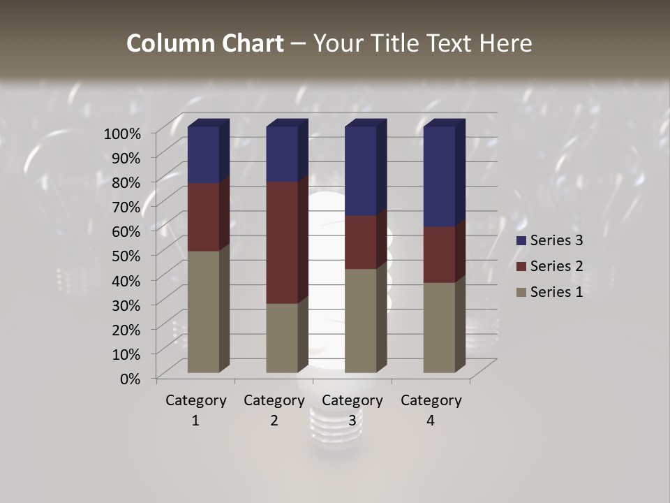 Fluorescent Tungsten Bulb PowerPoint Template