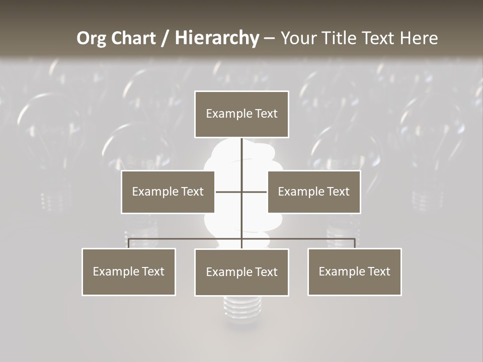 Fluorescent Tungsten Bulb PowerPoint Template