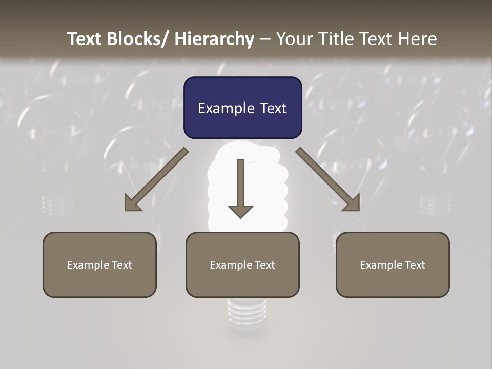 Fluorescent Tungsten Bulb PowerPoint Template