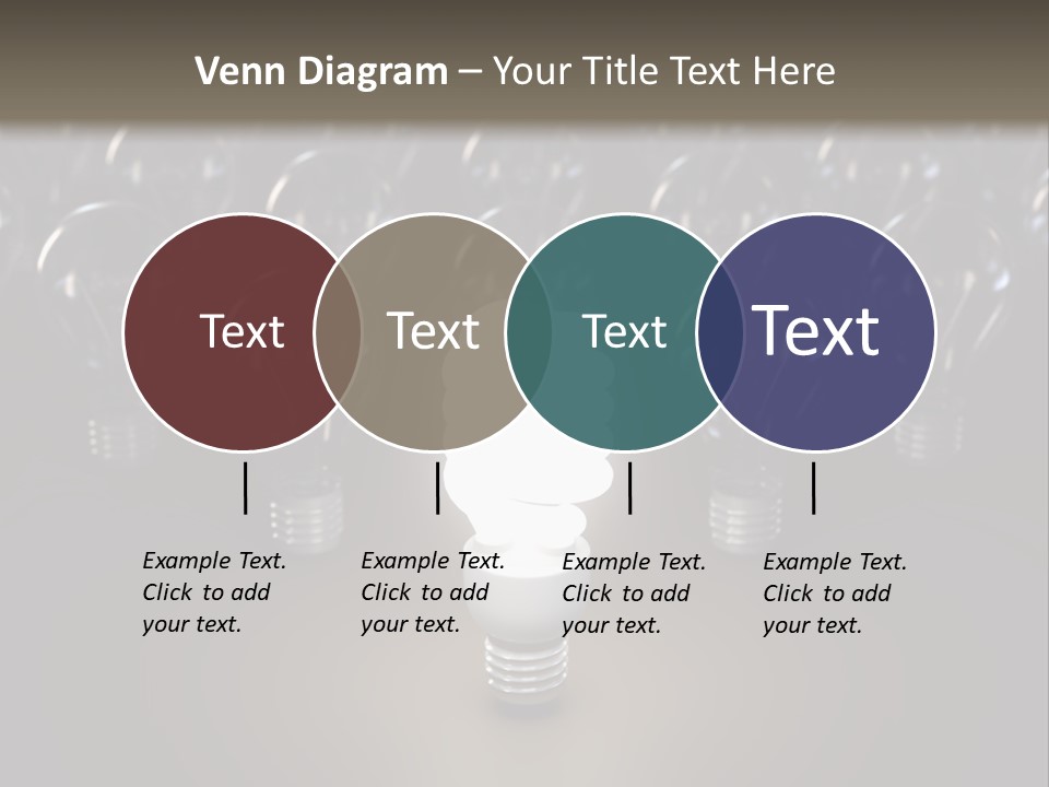 Fluorescent Tungsten Bulb PowerPoint Template