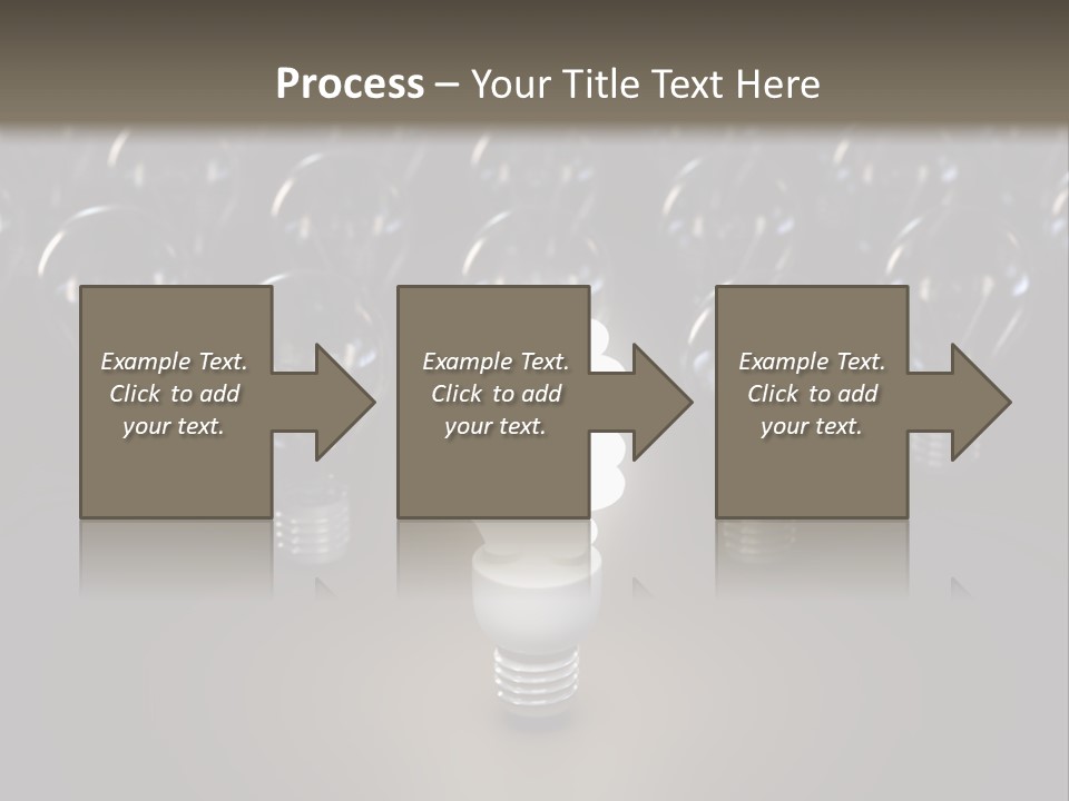 Fluorescent Tungsten Bulb PowerPoint Template