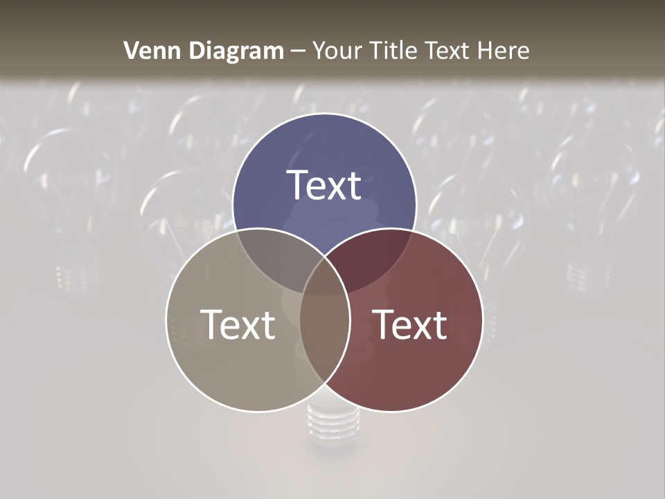 Fluorescent Tungsten Bulb PowerPoint Template