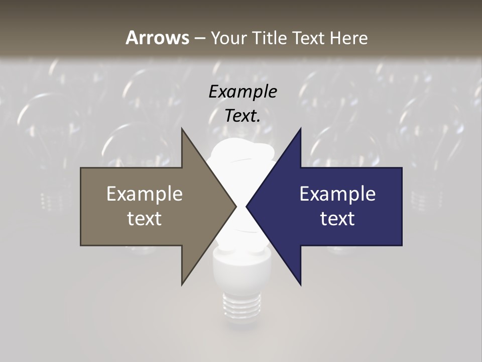 Fluorescent Tungsten Bulb PowerPoint Template