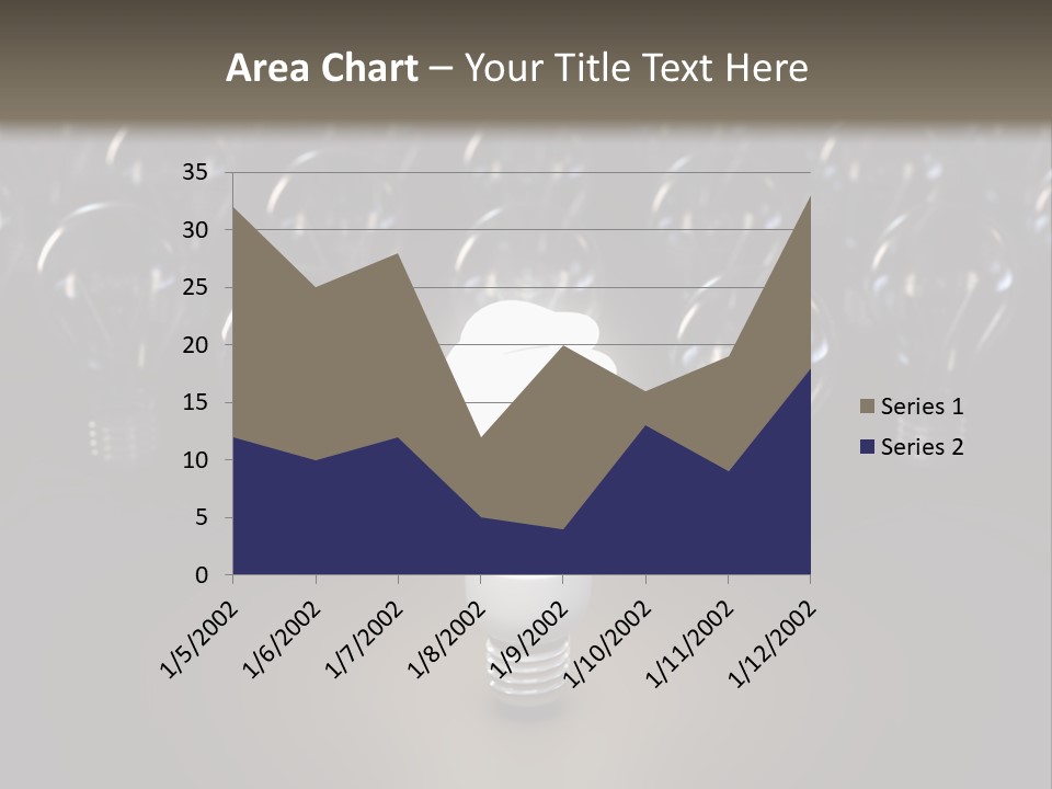 Fluorescent Tungsten Bulb PowerPoint Template