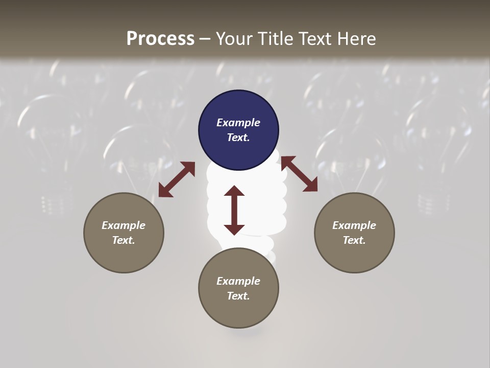 Fluorescent Tungsten Bulb PowerPoint Template
