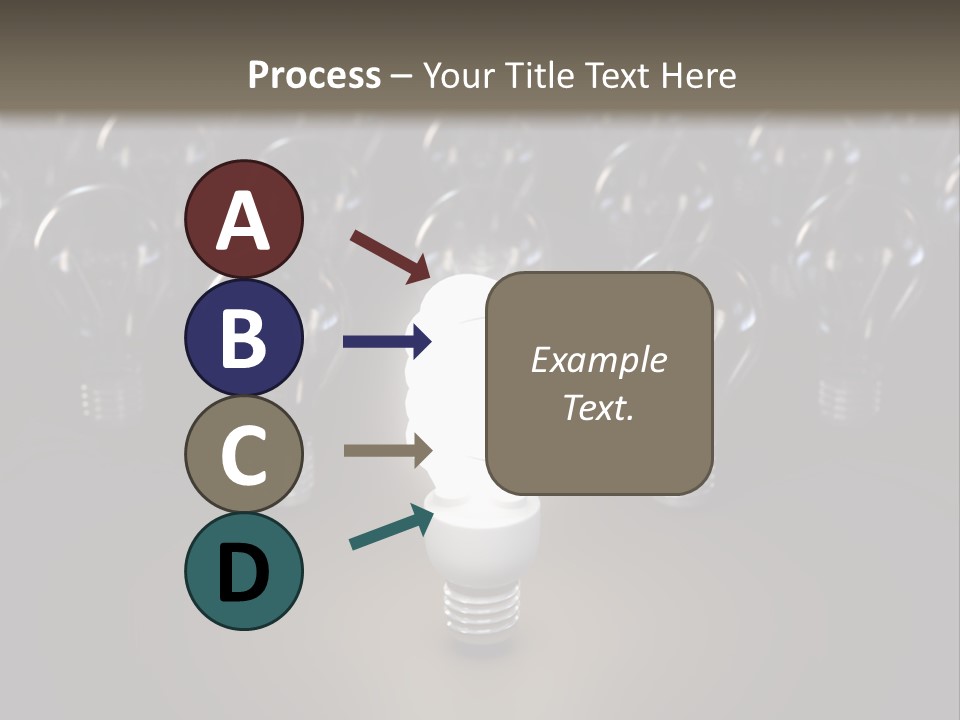 Fluorescent Tungsten Bulb PowerPoint Template