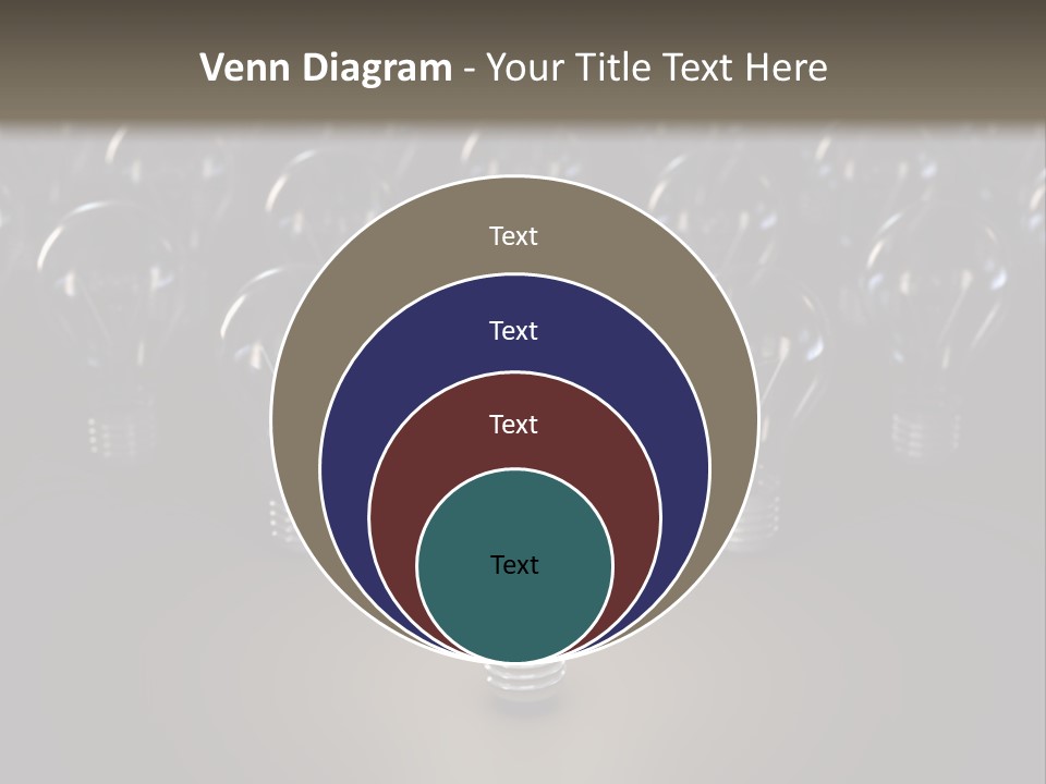 Fluorescent Tungsten Bulb PowerPoint Template