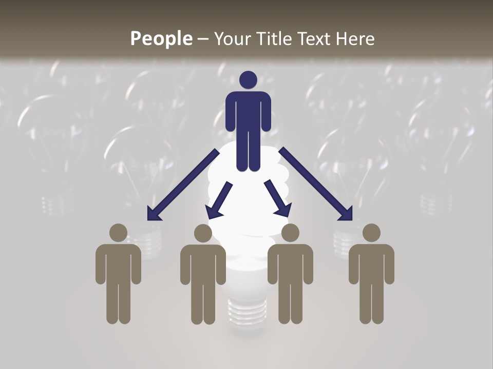 Fluorescent Tungsten Bulb PowerPoint Template