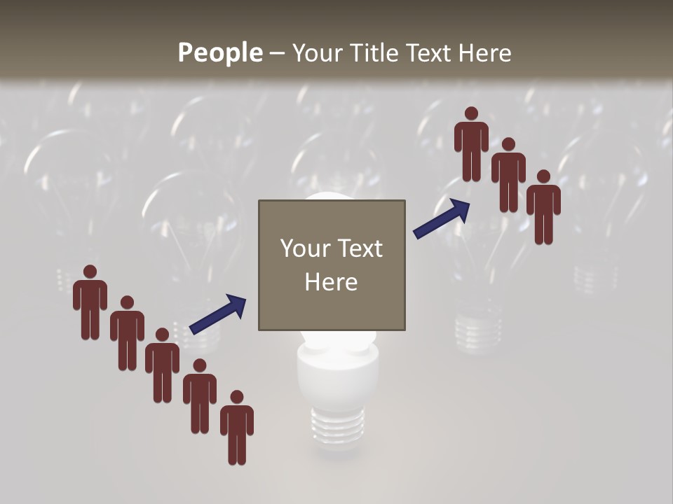 Fluorescent Tungsten Bulb PowerPoint Template