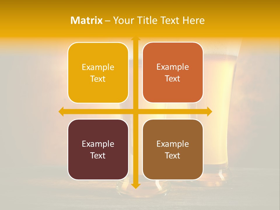 Brewery Froth Bar PowerPoint Template