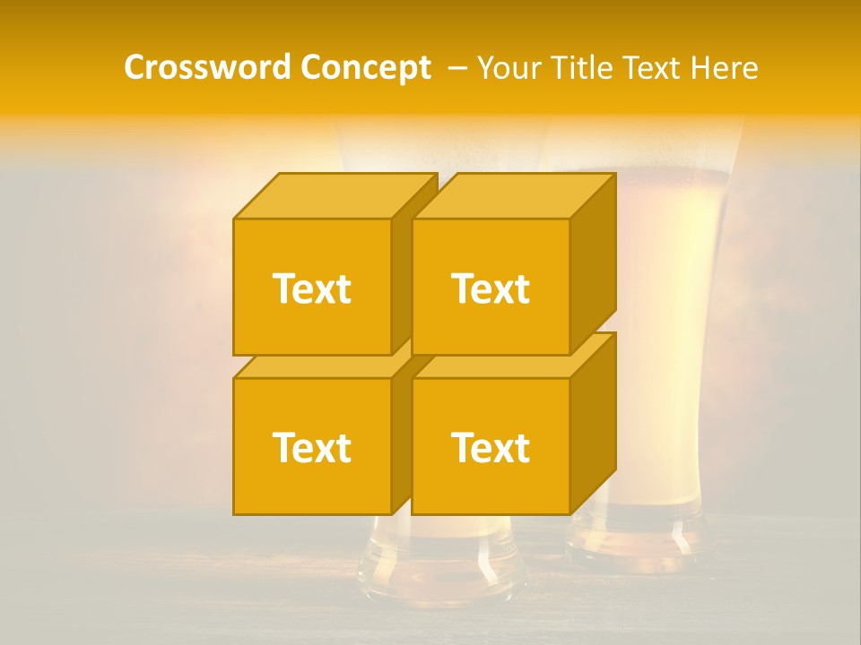 Brewery Froth Bar PowerPoint Template