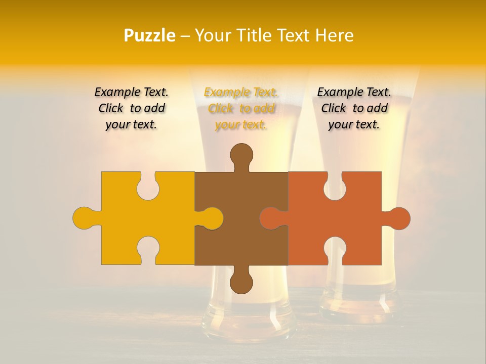 Brewery Froth Bar PowerPoint Template