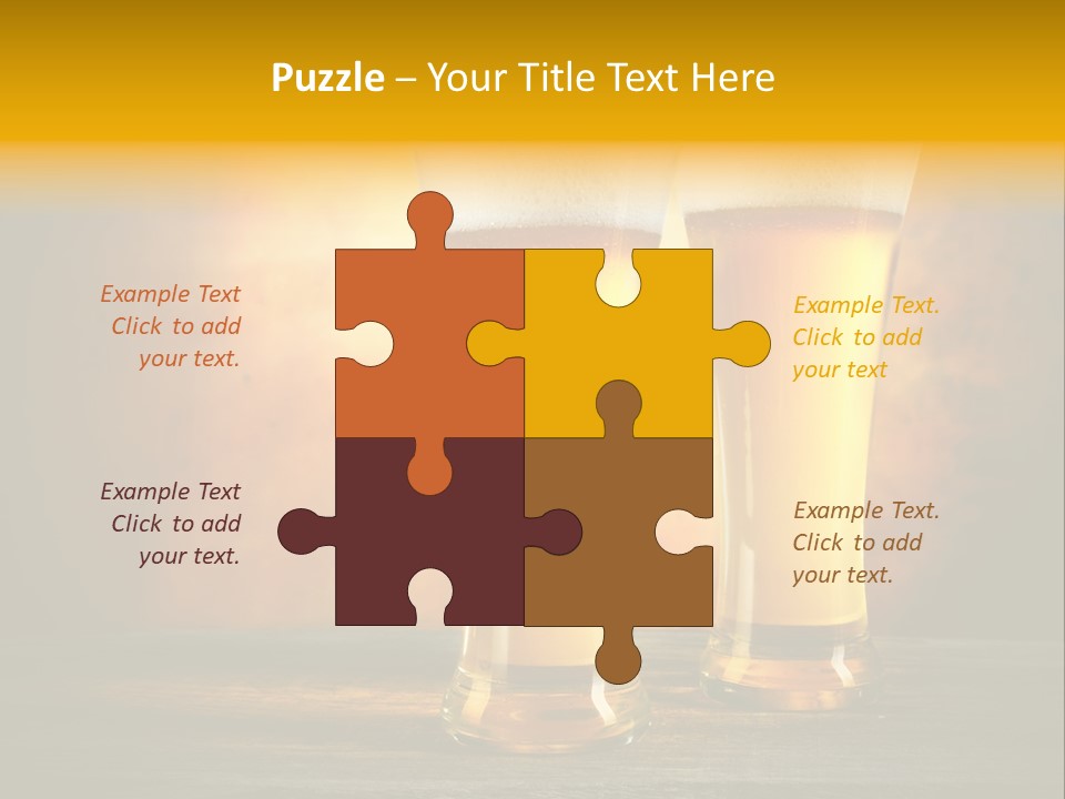 Brewery Froth Bar PowerPoint Template