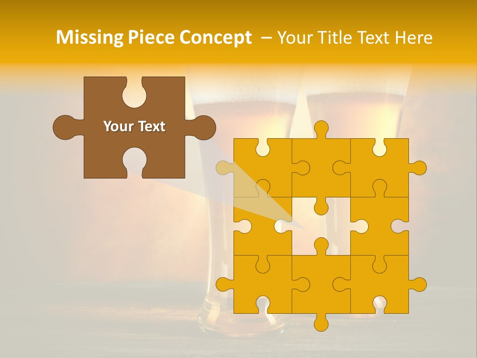 Brewery Froth Bar PowerPoint Template