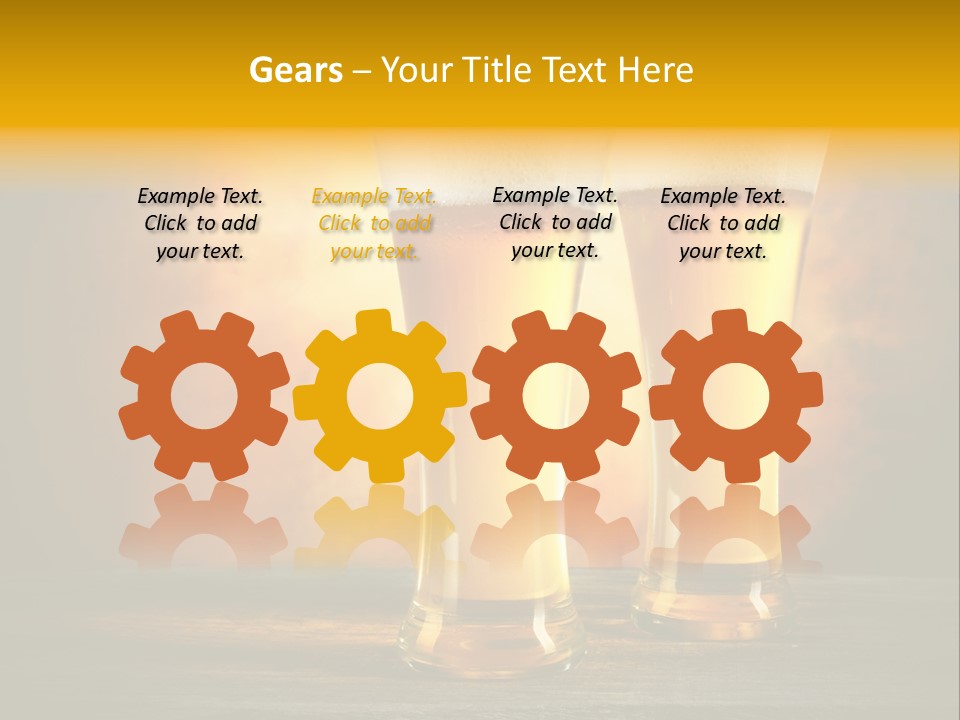 Brewery Froth Bar PowerPoint Template