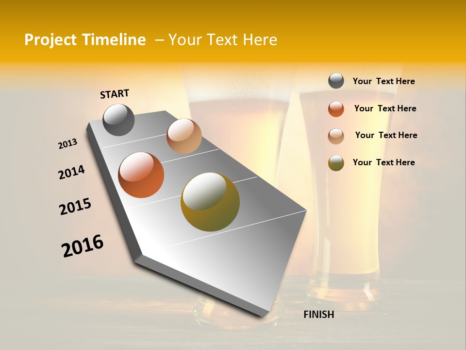 Brewery Froth Bar PowerPoint Template