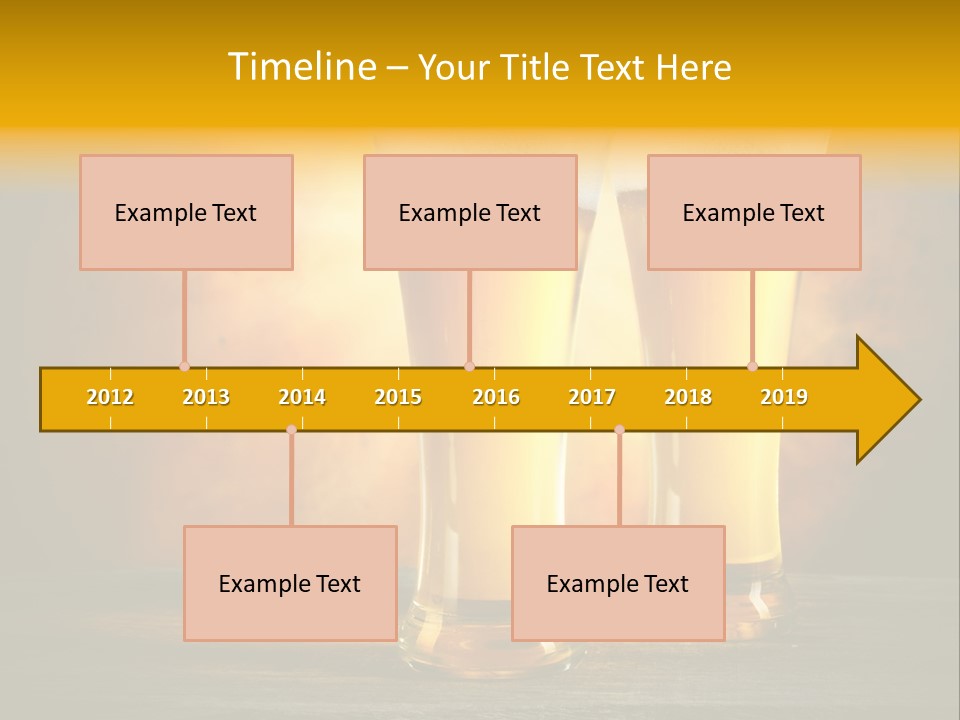 Brewery Froth Bar PowerPoint Template