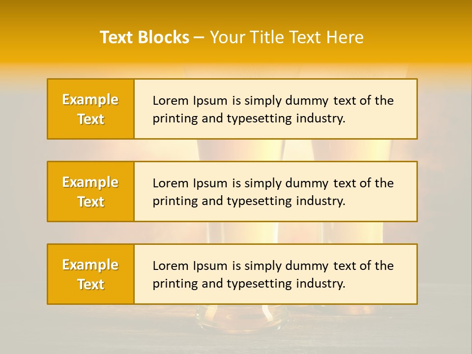 Brewery Froth Bar PowerPoint Template