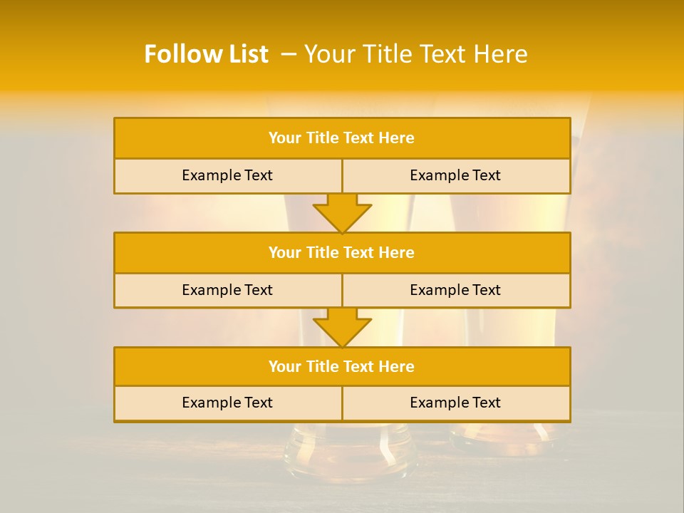 Brewery Froth Bar PowerPoint Template