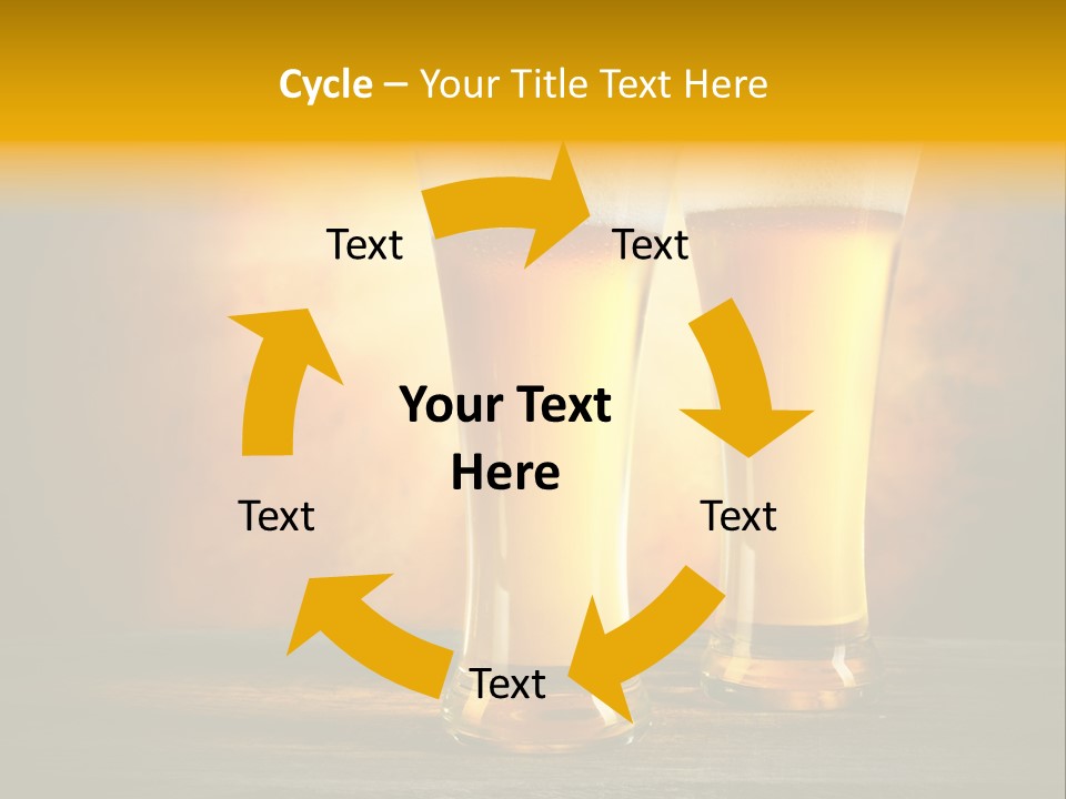 Brewery Froth Bar PowerPoint Template