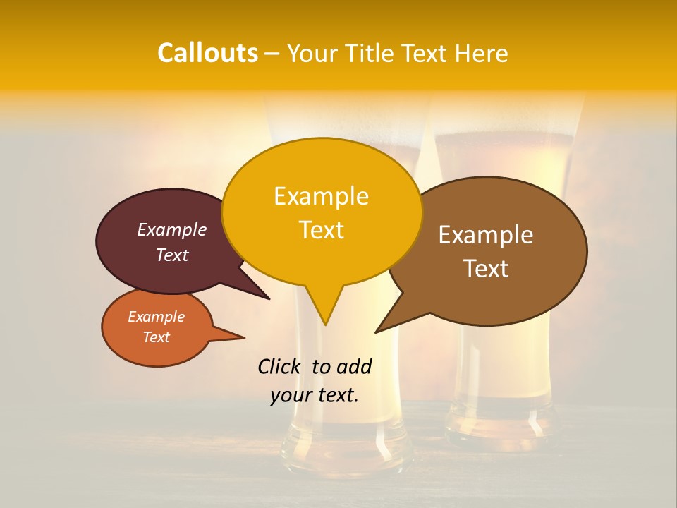 Brewery Froth Bar PowerPoint Template