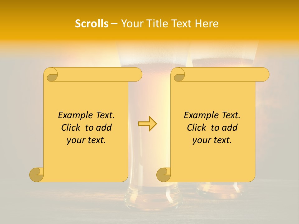 Brewery Froth Bar PowerPoint Template