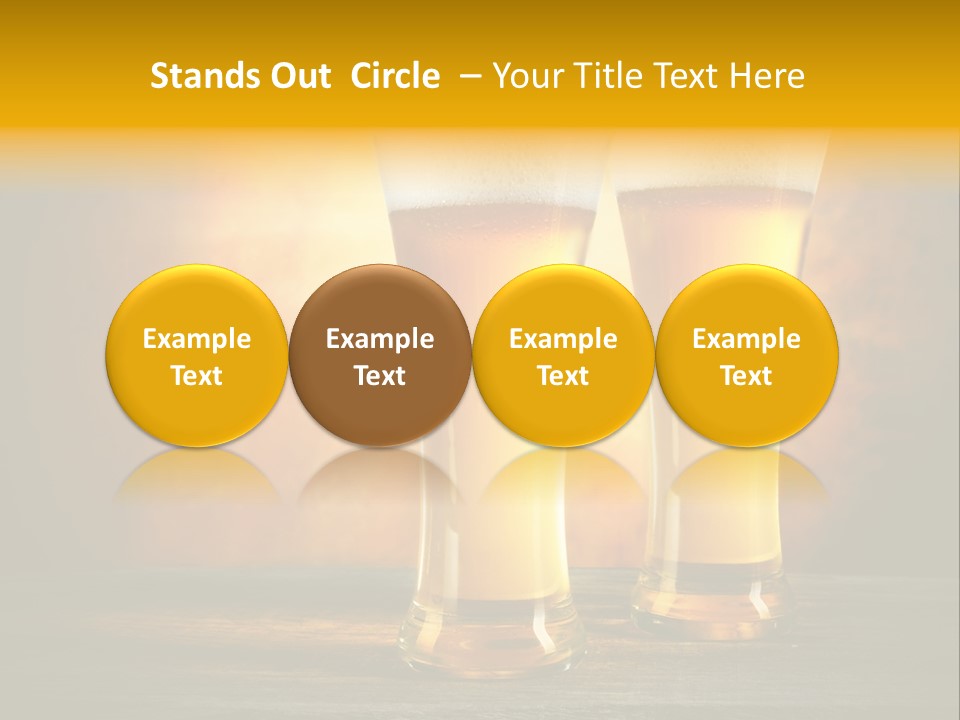 Brewery Froth Bar PowerPoint Template