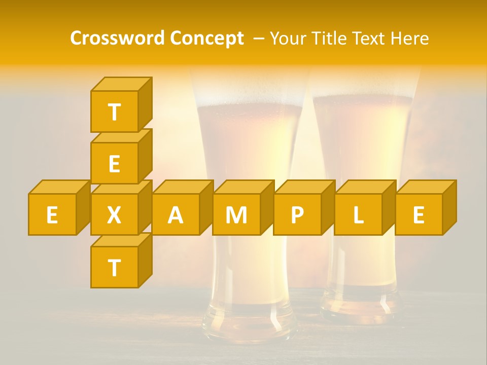 Brewery Froth Bar PowerPoint Template