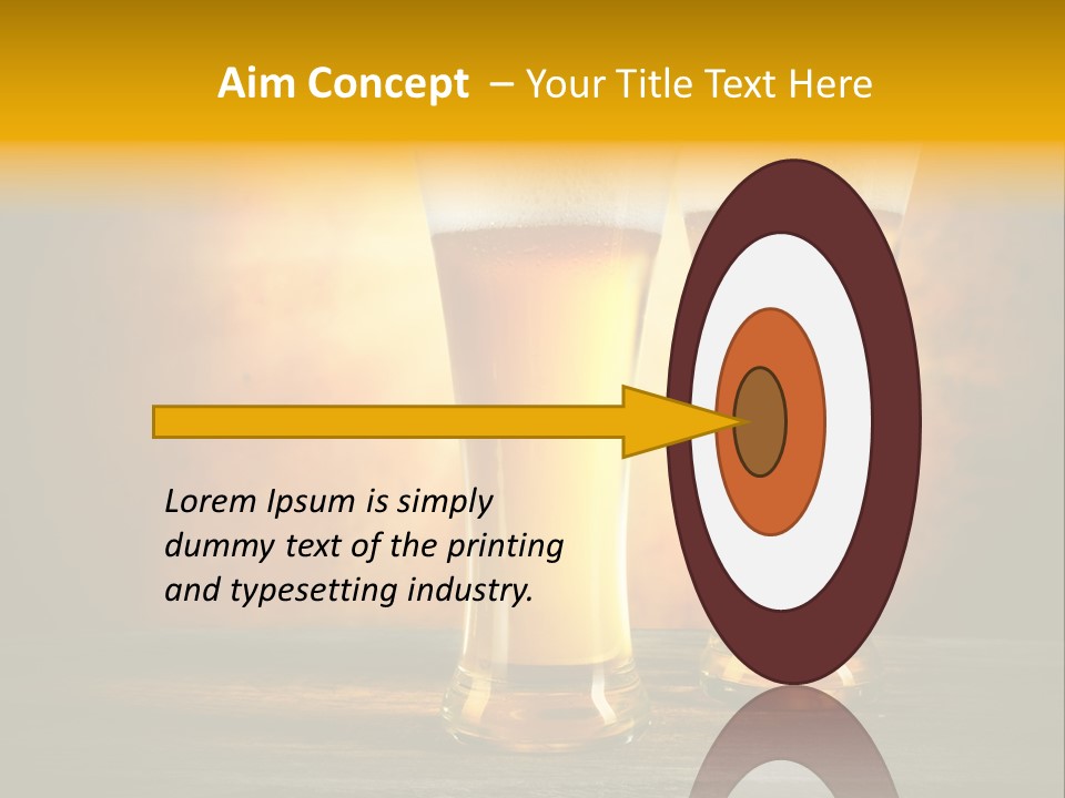 Brewery Froth Bar PowerPoint Template